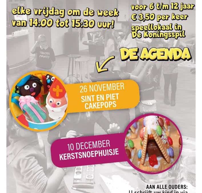 Cakepops en Snoephuisjes bij Kidsclub Oosthuizen