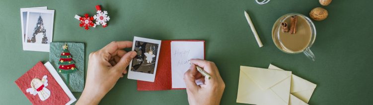 Kerstkaarten maken voor anderen (les 2)