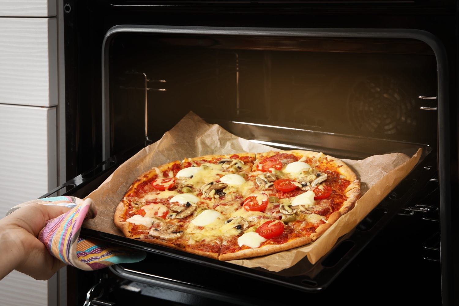 Pizza bakken